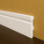 Rodapé Poliestireno 15cm Frisado Branco 1m RM Decor - comprar online