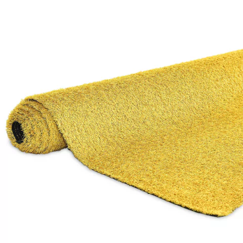 Rolo Fechado Grama Sintética Amarela 20mm 50m² com proteção UV e Anti-Fungo 2,00 x 25,00m