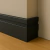 Rodapé Poliestireno 15cm Frisado Preto 2m RM Decor - RM Decor - Elegância e Conforto para sua Casa | Vasos Sanitários, Duchas, Cama e Banho de Qualidade