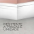 Rodapé Poliestireno 15cm Frisado Branco 2m RM Decor - loja online