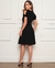 Vestido de Festa Midi com Cinto Elegante