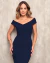 Vestido de Festa Curto Ombro a Ombro - loja online