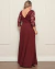 Vestido Plus Size de Festa Longo com Decote nas Costas - comprar online