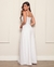 Vestido Noiva Civil Longo com Fenda - Meriliz