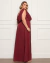 Vestido Plus Size de Festa Longo com Babado na internet