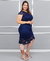 Vestido de Renda Plus Size Midi