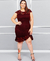 Vestido de Renda Plus Size Midi - loja online