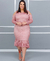 Vestido de Festa Plus Size Midi