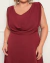Imagem do Vestido Plus Size de Festa Longo com Babado