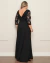 Vestido Plus Size de Festa Longo com Decote nas Costas na internet