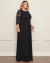 Vestido Plus Size de Festa Longo com Decote nas Costas - comprar online