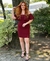 Vestido Plus Size Ombro a Ombro