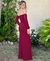 Vestido Longo Ombro a Ombro com fenda - comprar online