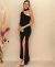 Vestido de Festa Um Ombro Só (com choker)