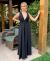 Vestido Longo com decote na internet