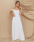 Vestido Noiva Civil Longo Ombro a Ombro - Meriliz