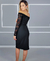Vestido de Festa Ombro a Ombro com Manga - comprar online