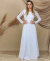 Vestido Noiva Civil Longo Manga Longa - comprar online