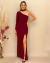 Vestido de Festa Um Ombro Só (com choker)