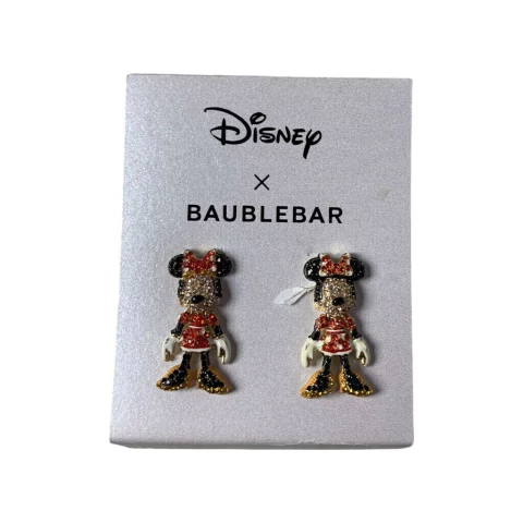 Brinco Minnie Mouse Cravejado Disney & Baublebar
