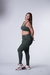 Conjunto Feminino Coala Militar Legging + Top Franzido Frontal