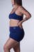 Conjunto Feminino Coala Navy Blue Shorts + Top Básico - VistaCoala | Loja de Roupas Fitness 