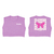 Musculosa Pink Butterfly - tienda online