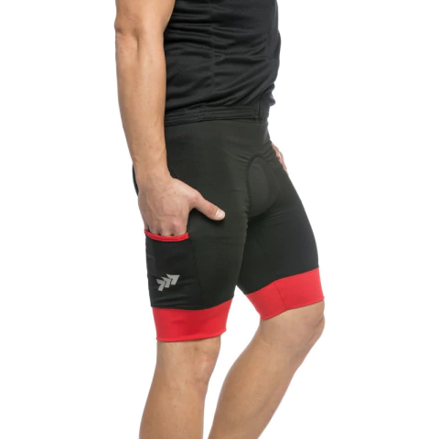 Calza Corta JAR VEC Maes De Ciclismo Con Badana Y Bolsillos De Hombre - comprar online