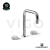 GRIFERIA LAVATORIO BICOMANDO MESADA HIDROMET TEXTURE CROMADO - comprar online