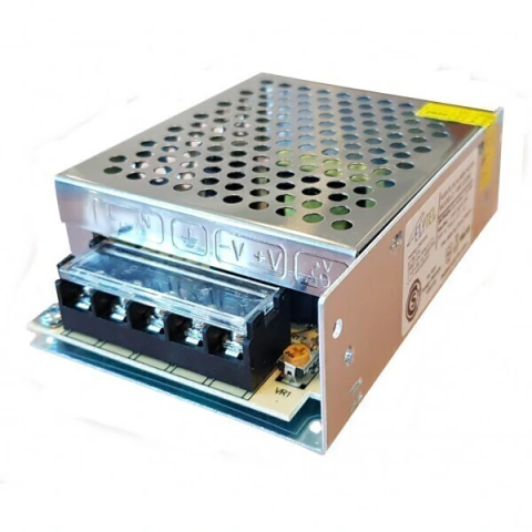 FUENTE METALICA 12V 6,3 AMPER C/BORNERA *VAPEX*