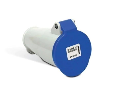 Toma hembra movil 2P+T 16A IP44 220V N3056 *STECK*
