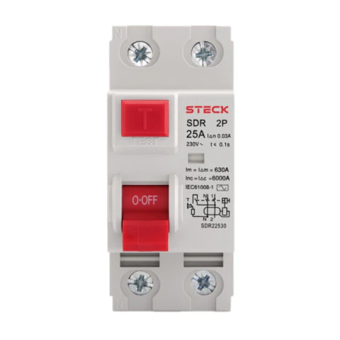 DISYUNTOR DIFERENCIAL BIPOLAR 2x25a 30ma 400V *STECK*