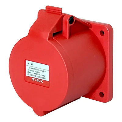 Toma hembra embutir 3P+N+T 32A IP44 380V 5246 *STECK*