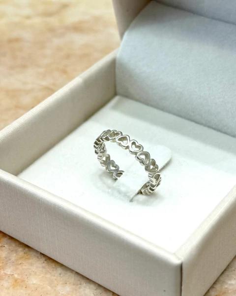 Anel Corações - comprar online