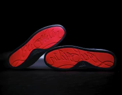 Image of Chiristian Louboutin Negro Anaconda Low Sku.069