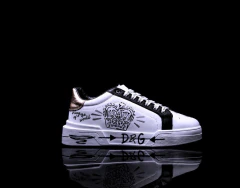 Dolce Gabbana White Black Rotulado King Sku.004 - online store