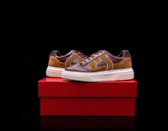 Ferragamo Camel Gancini Nobuck Sku.050 - comprar en línea