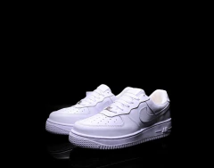 Image of Air Force Af1 Triple White En Piel Sku.034