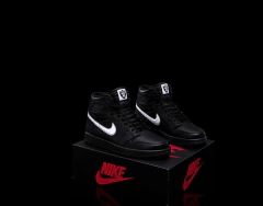 Jordan Retro 1 Raiders Black Mate Silver Sku.201 - online store