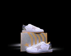 Golden Goose Ball Star White Grey Stars Sku.304