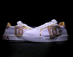 Dolce Gabbana Portofino White Logo Oro Sku.217 en internet