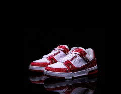 Louis Vuitton Red White Mezclilla Sku.218 - comprar en línea