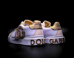 Dolce Gabbana Portofino White Logo Oro Sku.217 - tienda en línea