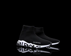 Balenciaga Graffiti Black White Sku.063