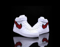 Air Force AF1 Custom Swoosh Rosas Velcro Sku.288 on internet