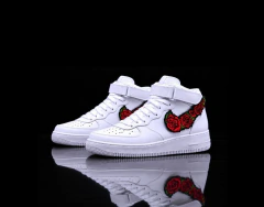 Air Force AF1 Custom Swoosh Rosas Velcro Sku.288 - CsModaconEstilo