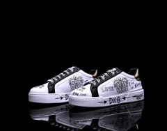 Dolce Gabbana White Black Rotulado King Sku.004 on internet