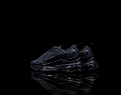 Image of Air Max Nike 720 Triple Black Sku.197