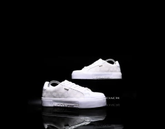 Coach Plataforma White Grey Sku.347 - buy online