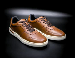 Zapatos En Piel De Becerro Color Nuez Sku.313 - comprar en línea